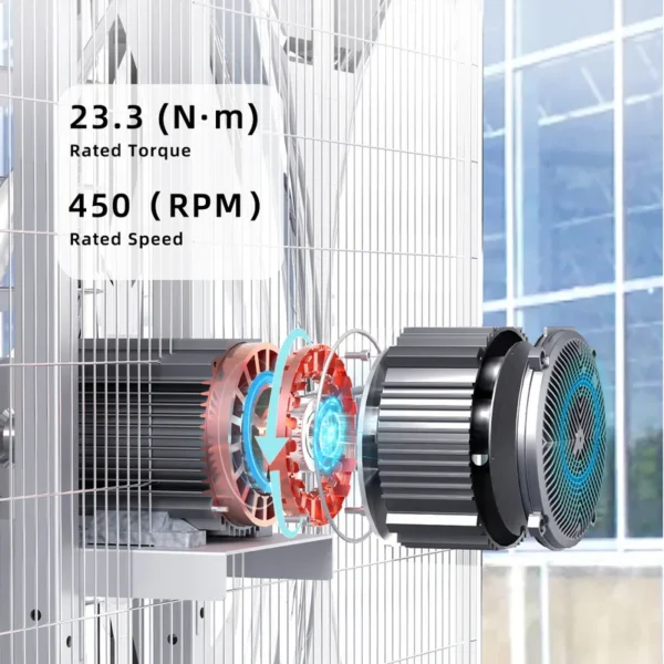Axial Fan, 1100W, 430RPM, 40700CMH, IP66 - view 5