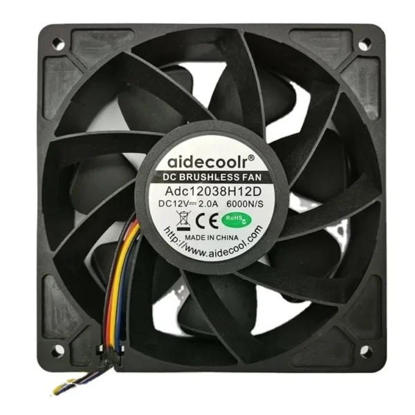 Axial Fan, 12038, 120x120x38mm, 12V, 24V - view 5