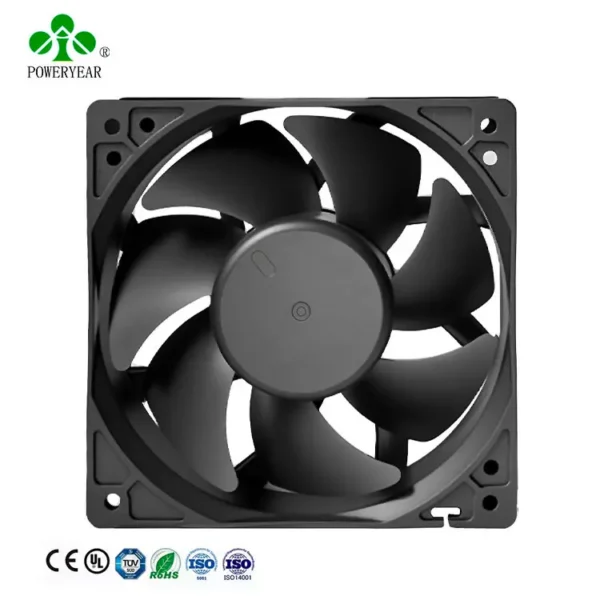 Axial Fan, 120x120x38mm, 12V, IP55, Waterproof