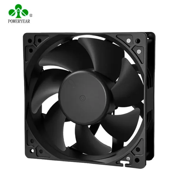 Axial Fan, 120x120x38mm, 12V, IP55, Waterproof - view 3