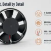 Axial Fan, 12V/24V, DF50B12M - view 4