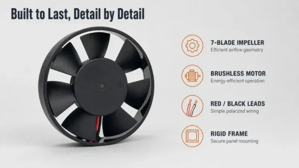 Axial Fan, 12V/24V, DF50B12M - view 4