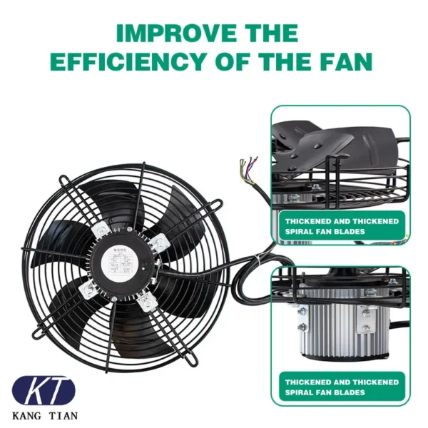 Axial Fan, 220V, 380V, 350W, 1380rpm - view 4