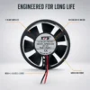Axial Fan, 24V, PBT, DF50B12M