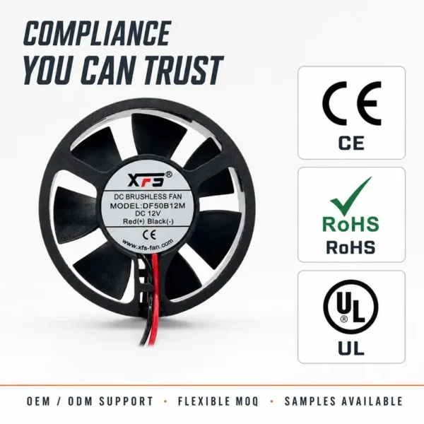 Axial Fan, 24V, PBT, DF50B12M - view 4