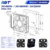 Axial Fan, 3412NHH, 12V, 2.9W, 3250RPM - view 3