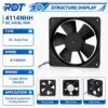 Axial Fan, 4114NHH, 24V, 120mm, 12038 - view 2