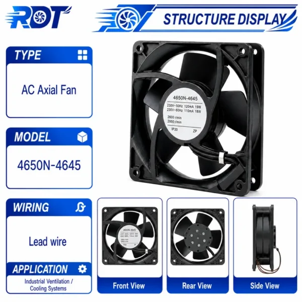 Axial Fan, 4600N, 4650N, 4656N, DV4650-470 - view 2