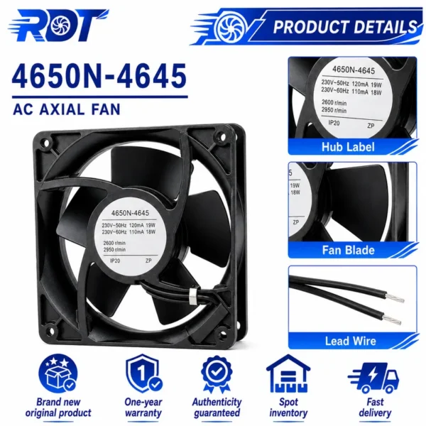 Axial Fan, 4600N, 4650N, 4656N, DV4650-470 - view 5