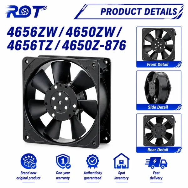 Axial Fan, 4656ZW, 230V, 19W, 12038 - view 5