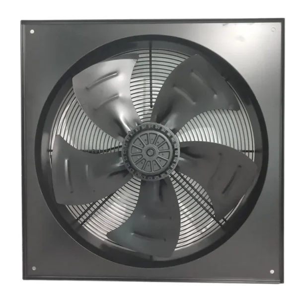 Axial Fan, 500mm*500mm, 380V, Steel, Wall