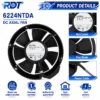 Axial Fan, 6224NTDA, Brushless - view 5