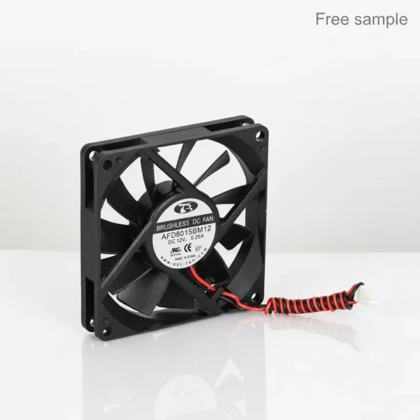 Axial Fan, 8015, 80x80x15mm, Brushless, 12V
