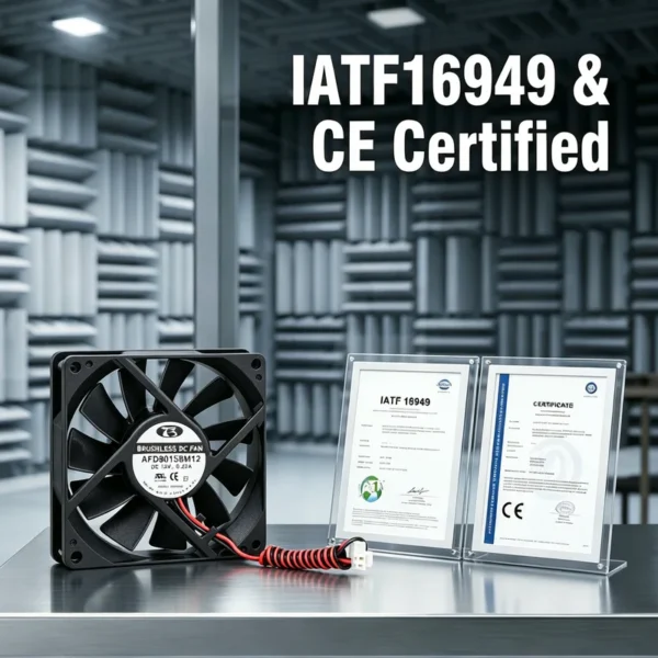 Axial Fan, 8015, 80x80x15mm, Brushless, 12V - view 4