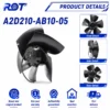 Axial Fan, A2D210-AB10-05, 400V, 130W, 3050RPM - view 5