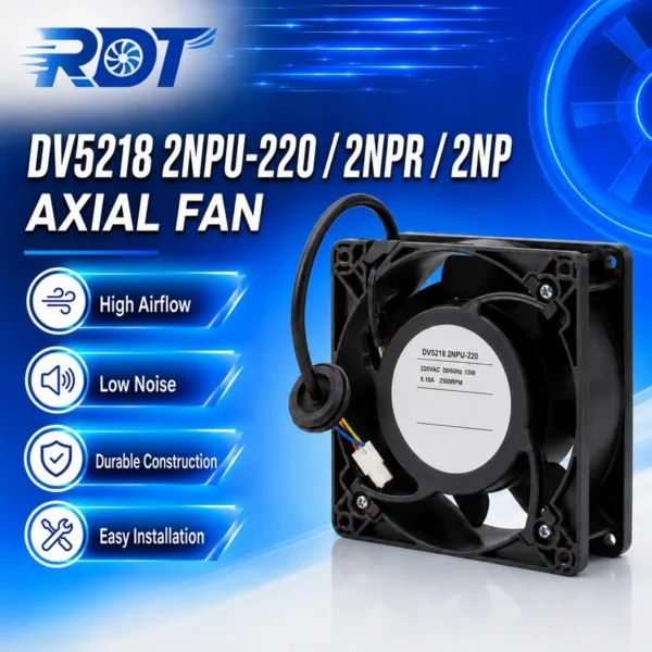 Axial Fan, DV5218/2NPR, 48V, 127mm, 12738