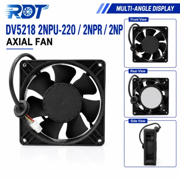 Axial Fan, DV5218/2NPR, 48V, 127mm, 12738 - view 6