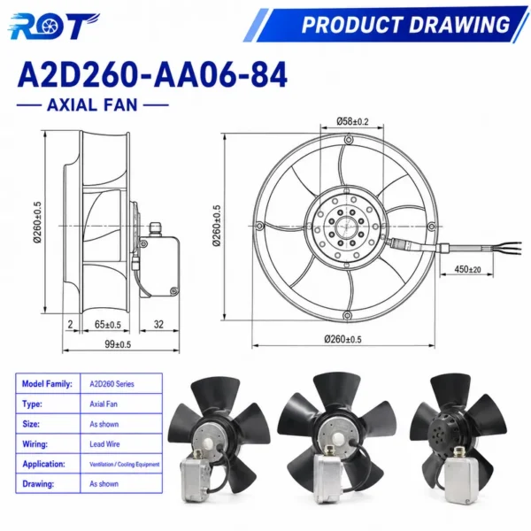 Axial Fan, Inverter, 230 V, Electric - view 3
