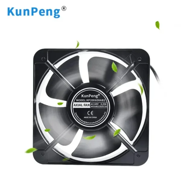 Axial Fan, PWM, 0.45A, 350CFM, 230V