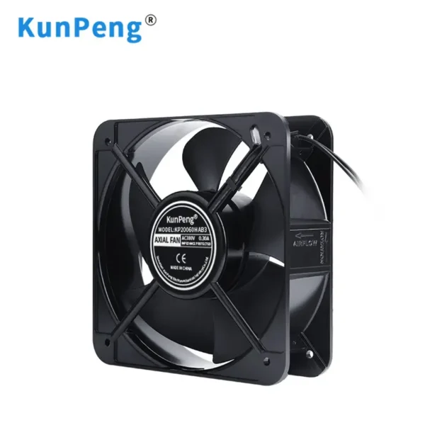Axial Fan, PWM, 0.45A, 350CFM, 230V - view 2