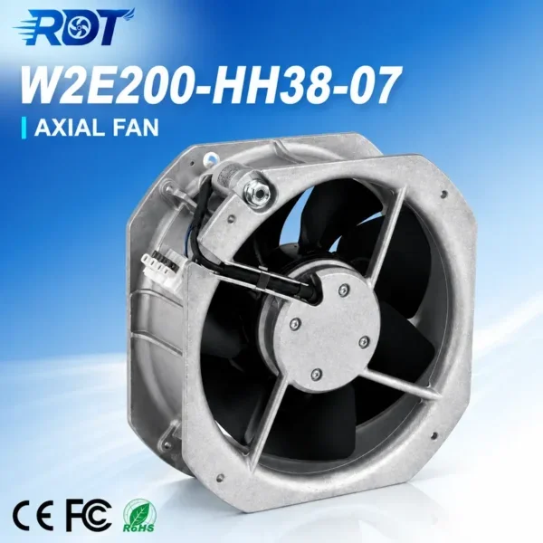 Axial Fan, W2E200-HH38-07, 230 V, Electric