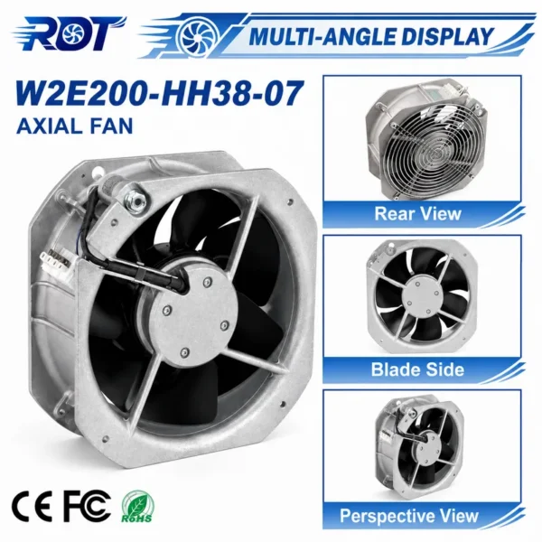 Axial Fan, W2E200-HH38-07, 230 V, Electric - view 6
