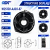 Axial Fan, W2S130-AA03-87, 230V, 45W, 150mm - view 2