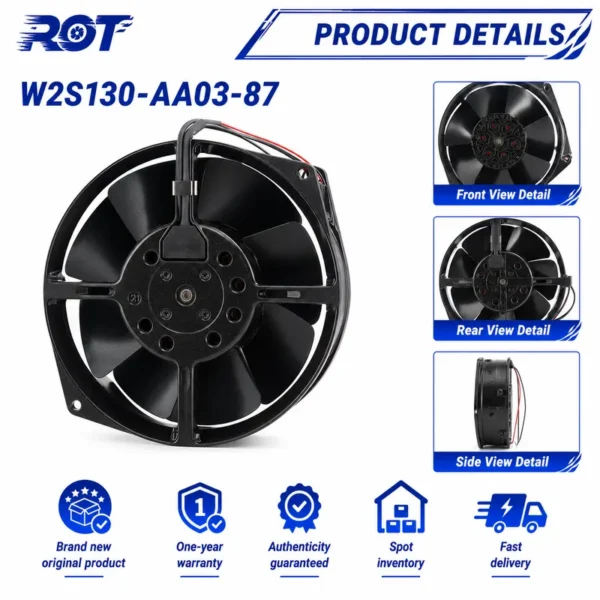 Axial Fan, W2S130-AA03-87, 230V, 45W, 150mm - view 5