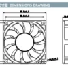 Axial Fan, Waterproof, 92*25Mm, 24V, 92X92X25mm - view 6