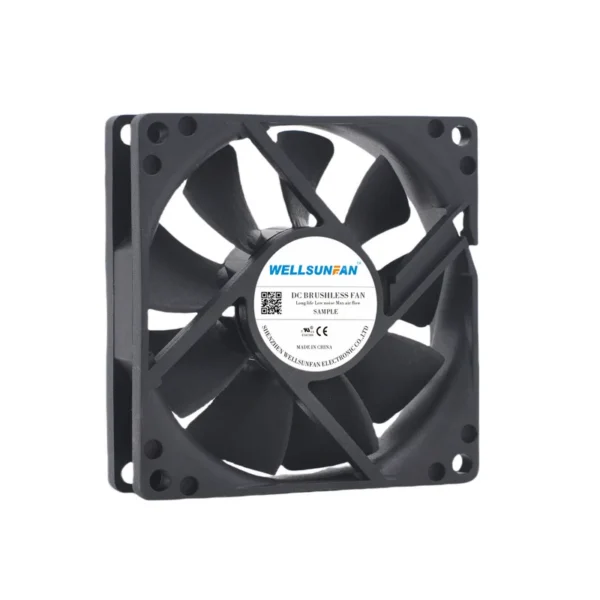 Axial Fan, WELLSUNFAN, Brushless, 12V/24V, 80x80x20mm - view 5