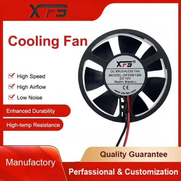 Axial Fan, XFS, DF50B12M, 24V/5V/12V, PBT - view 4