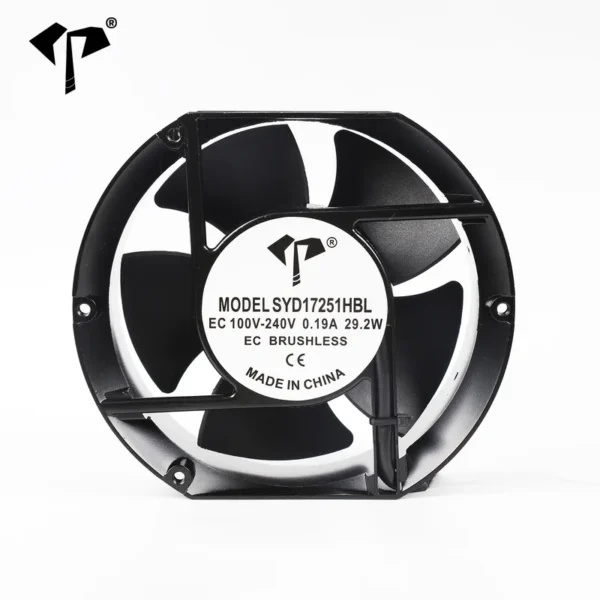 Axial Fan, YD17251HBL, 110-220V, 172x150x51mm, PWM
