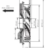 Axial Flow Blower, AFL, A3P550-EC137-053, Aluminum, 3-Year - view 3