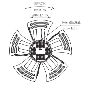 Axial Flow Blower, AFL, A3P550-EC137-053, Aluminum, 3-Year - view 4