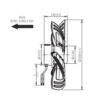 Axial Flow Blower, AFL, A3P550-EC137-053, Aluminum, 3-Year - view 5