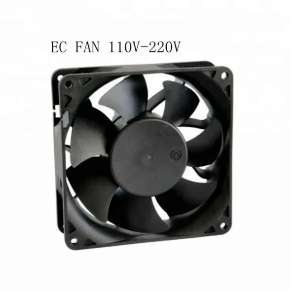 Axial Flow Cooling Fan, 120mm, 110, 220vac, 120*120*38mm