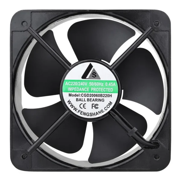 Axial Flow Cooling Fan, 8inch, 200mm, 220v, 200*200*60mm - view 6