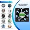 Axial Flow Cooling Fan, DC12038, 120mm, 12V, 24V - view 6