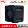 Axial Flow Cooling Fan, SUNON, 12V, Brushless, Plastic - view 2