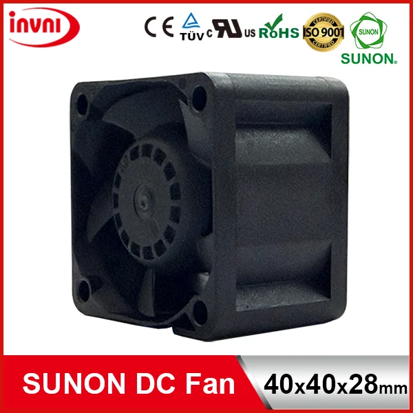 Axial Flow Cooling Fan, SUNON, 12V, Brushless, Plastic - view 2