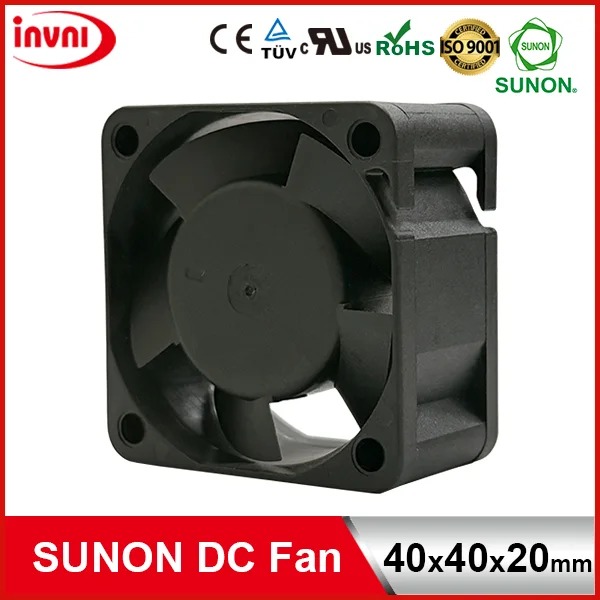 Axial Flow Cooling Fan, SUNON, 12V, Brushless, Plastic - view 2