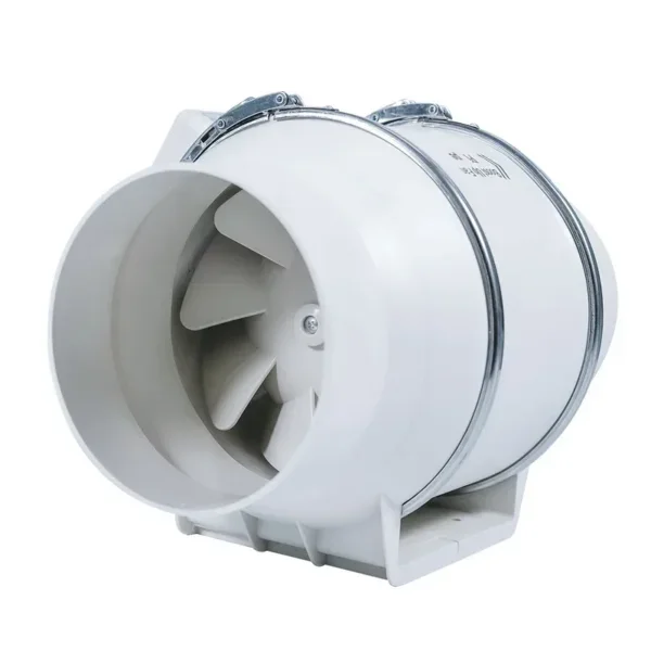 Axial Flow Duct Fan, Plastic, 110-240V, 460 ~ 527 CFM