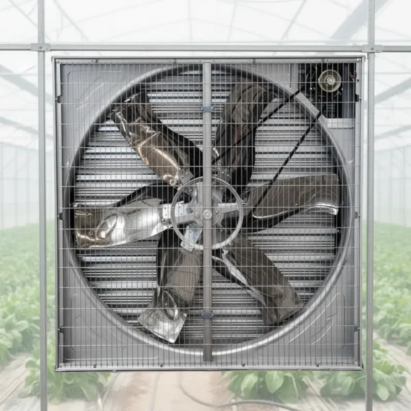 Axial Flow Exhaust Fan, 380V, Wall, Stainless, Steel - view 2