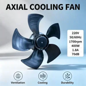 Axial Flow Exhaust Fan, A3P450-EC102-045, 220V, 50/60Hz, 350mm