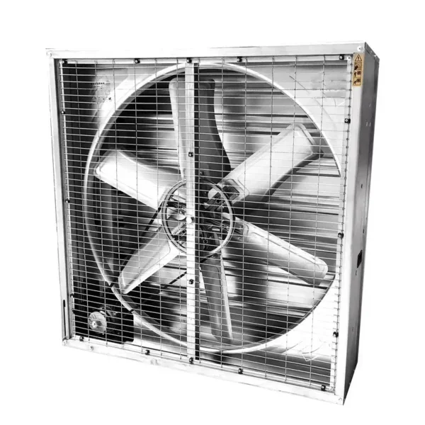 Axial Flow Exhaust Fan, Copper, Steel, Wall