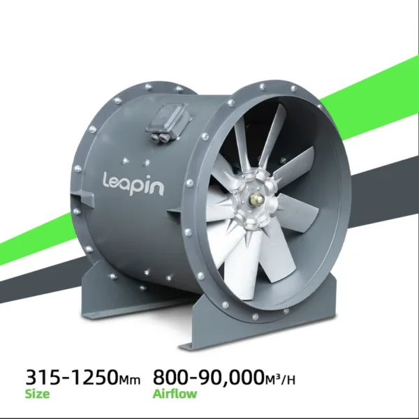 Axial Flow Exhaust Fan, Explosion-Proof, Cast, 450/650mm - view 2