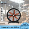 Axial Flow Fan, 1.5m, Aluminum, 220V, 40dB