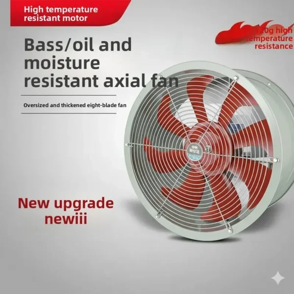 Axial Flow Fan, 100°C, 220V, AC