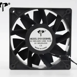 Axial Flow Fan, 12038, 100-240V, 120X120X38mm