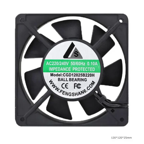 Axial Flow Fan, 120mm, 110V, 220V, IP65/IP68 - view 4